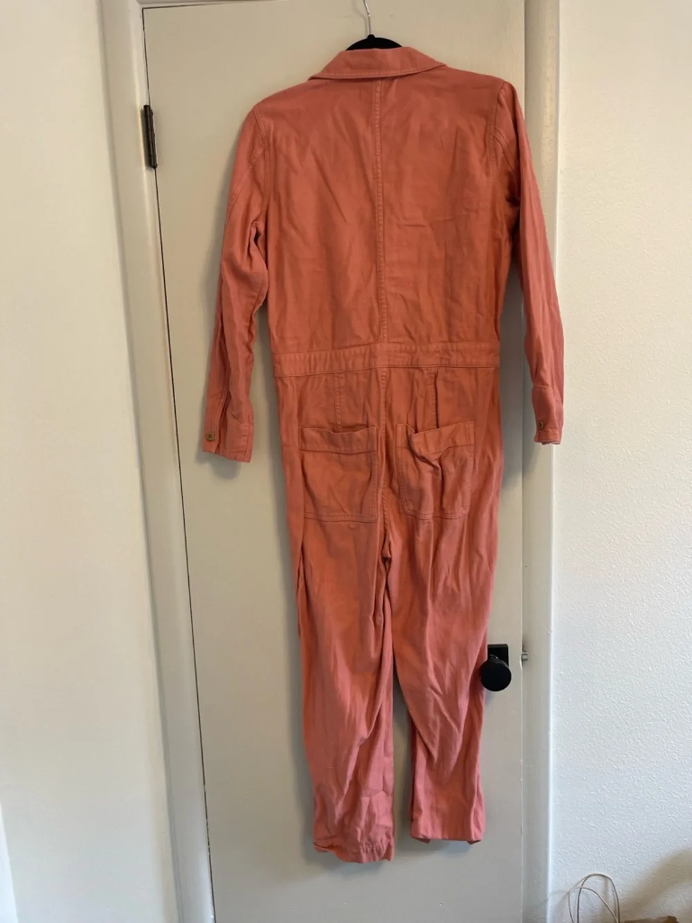 Madewell Coral Pink Utility Jumpsuit - Picture 2 of 4